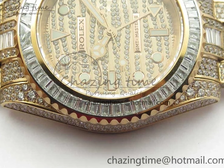 GMT RG A2836 Master Edition Full BRIL II Best 116769 TWF Diamonds 0314